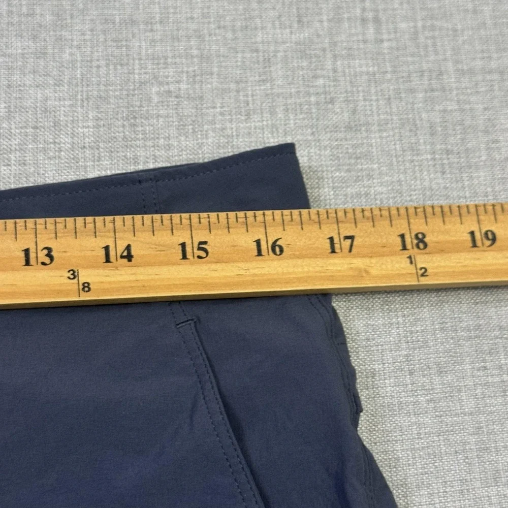 L.L. Bean Cresta Shorts Men 32 Blue Nylon Spandex Hiking Outoor 11